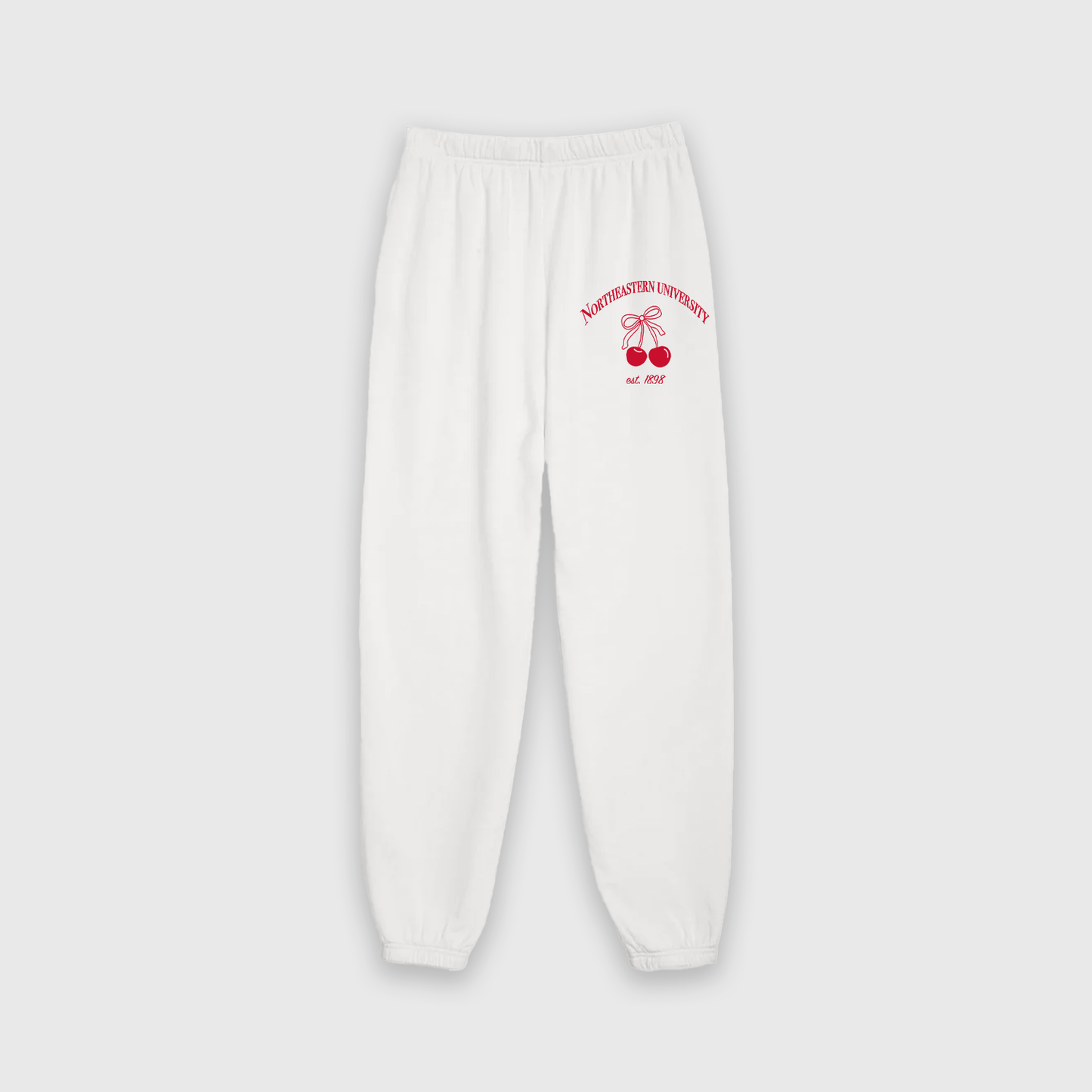 Cherry Northeastern Sweatpants